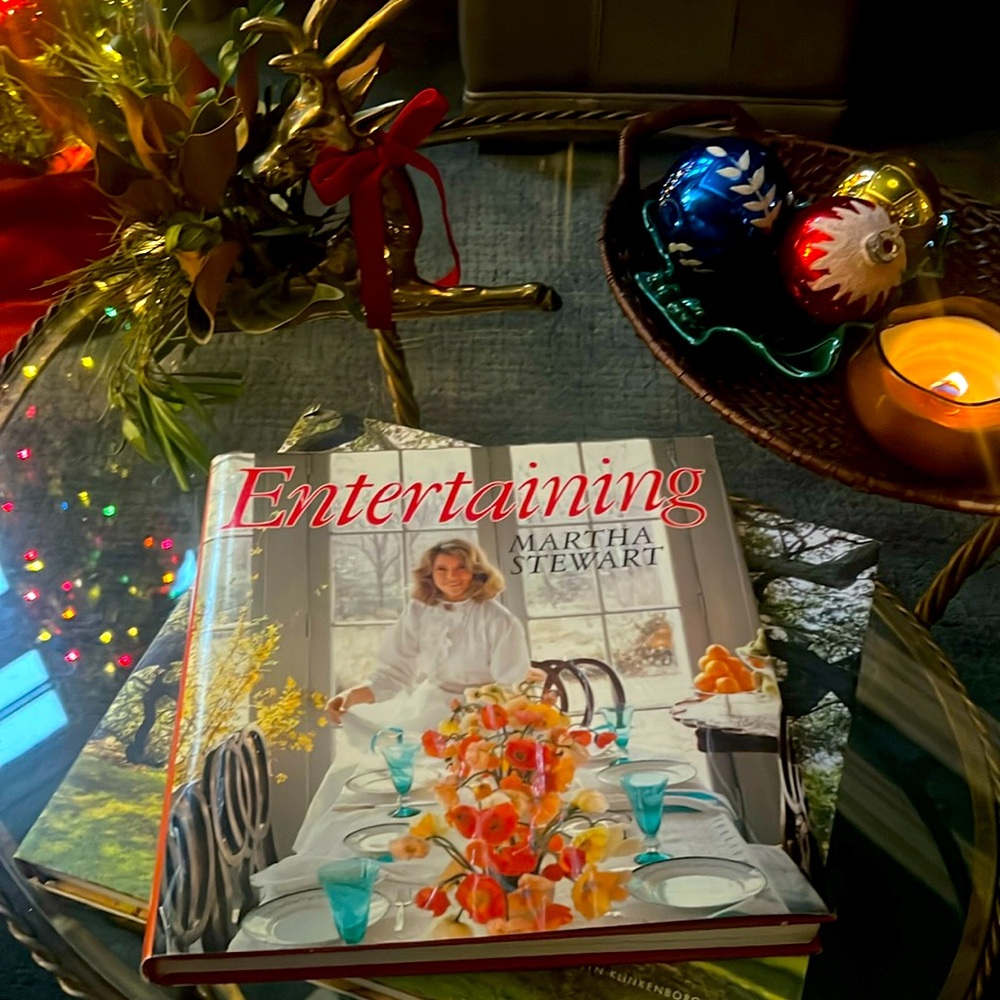 Vintage 1982 copy of Martha Stewart’s “Entertaining” in very good condition.